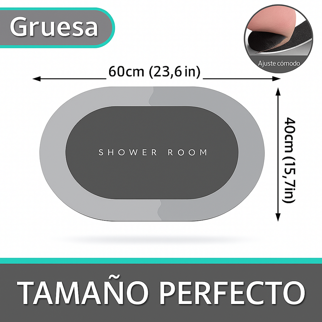 Alfombra de Baño Antideslizante